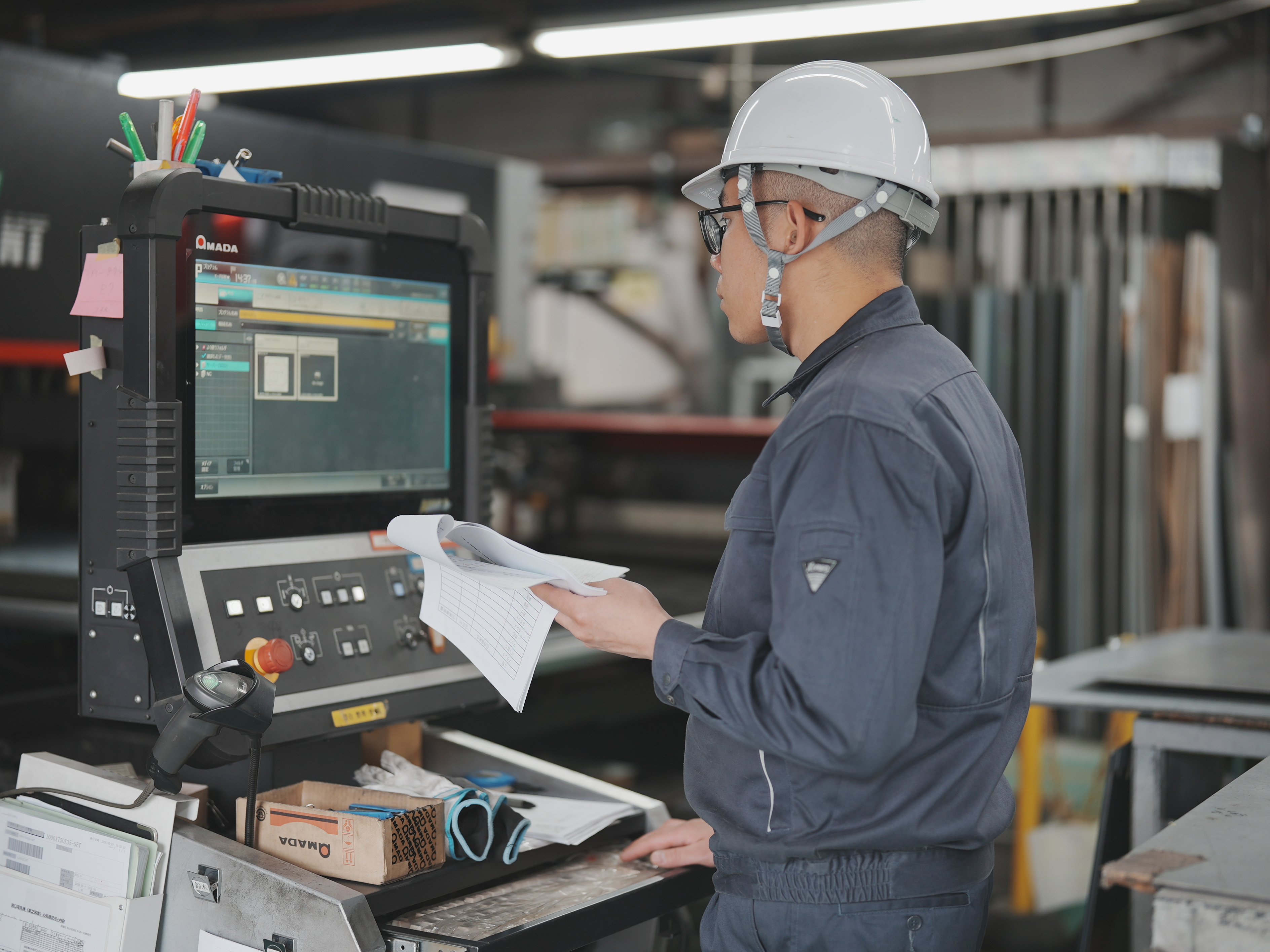 大川製作所で働くファン フィ ティエップさん